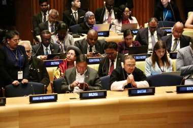 24 Eylül 2025, New York, ABD: UNGA 80 Genel Kurul Toplantısı sırasında Özel İklim Zirvesi New York 'taki BM karargahında gerçekleşti (niyi fote / thews2)