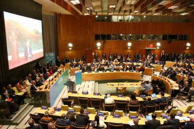 24 Eylül 2025, New York, ABD: UNGA 80 Genel Kurul Toplantısı sırasında Özel İklim Zirvesi New York 'taki BM karargahında gerçekleşti (niyi fote / thews2)