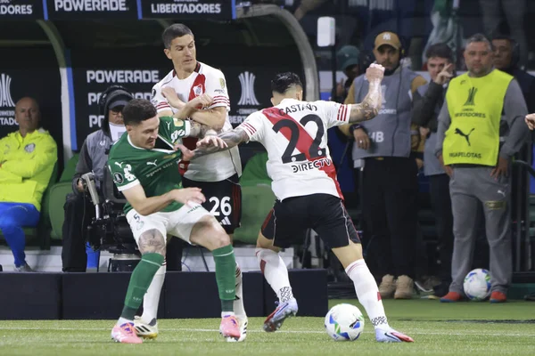 Sao Paulo (sp), 24 / 09 / 2025 kevin castao of river plakası Palmeiras (sutyen) maçında, copa libertadores (leco viana / theenews2)