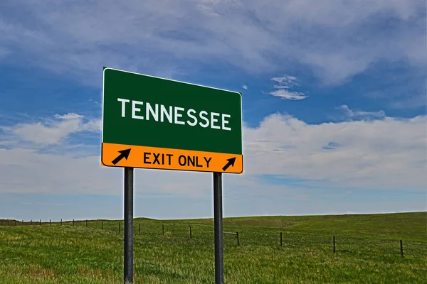 Tennessee Green Board Sky Bakgrund — Stockfoto