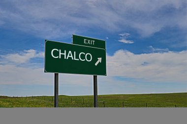 Gökyüzü Arkaplanı Üzerine CHALCO Yeşil Tahtası