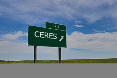 Gökyüzü Arkaplanı Üzerine CERES Yeşil Tahtası