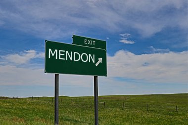 MENDON 'a giden yolu işaretle