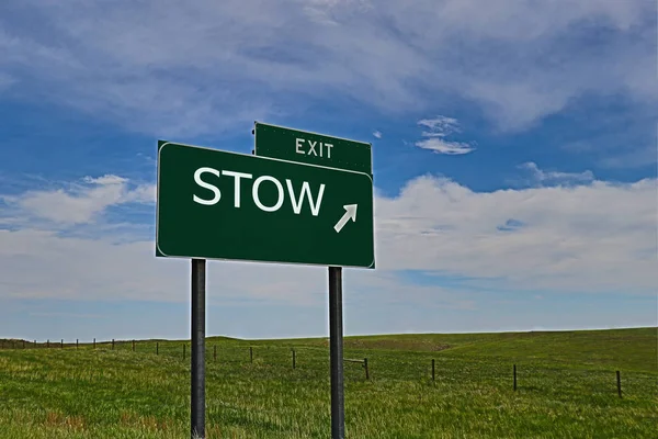 Road Sign Direction Way Stow — Stock Photo, Image