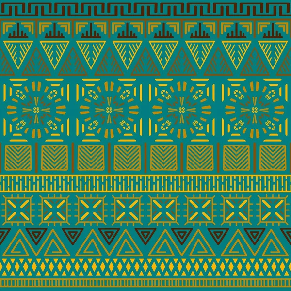 Modèle sans couture ethnique tribal . — Image vectorielle