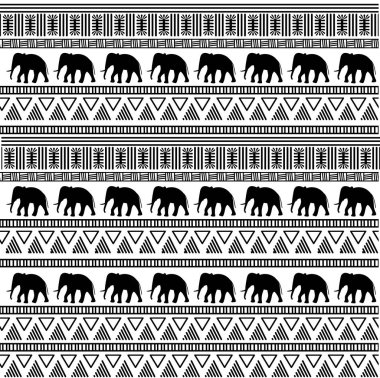 aşiret etnik seamless modeli.