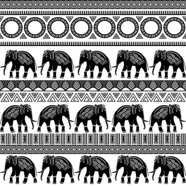 aşiret etnik seamless modeli.