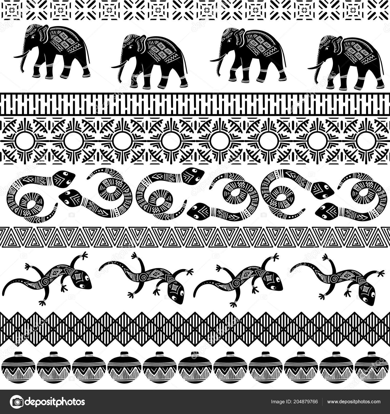 Tribal ethnic seamless pattern. Stock Vector Image by ©elinorka #204879766