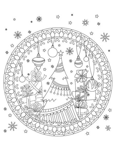 Coloriage de Noël — Photo