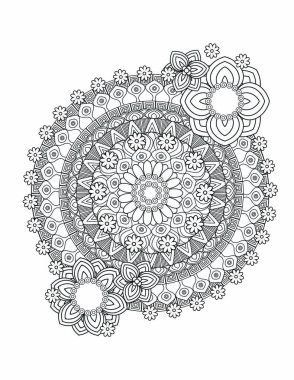 Çiçek Mandala desen