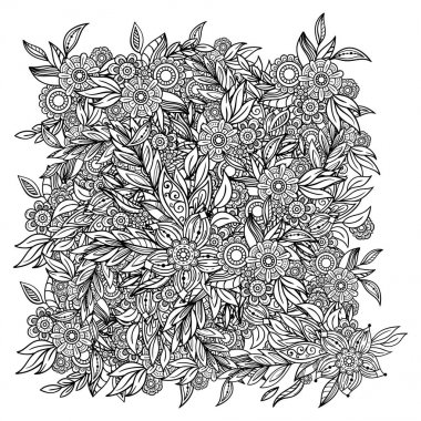 Çiçek Mandala desen