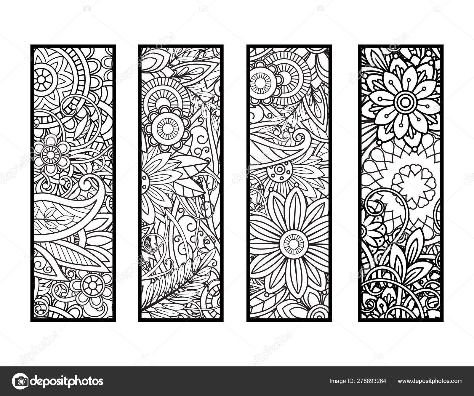 Download Coloring Bookmarks Set Stock Vector Image By C Elinorka 278893264