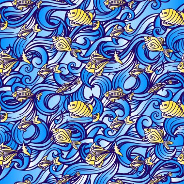 deniz dalgaları pürüzsüz desen