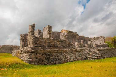 Tulum, Riviera Maya, Yucatan, Meksika: İçinde Majestic kalıntıları Tulum.Tulum olduğunu Mexicos Karayip kıyısındaki tatil beldesi.