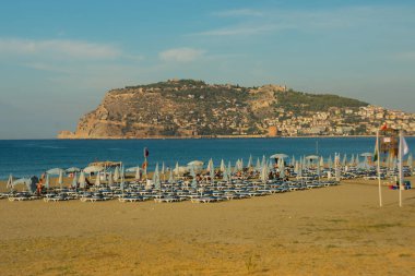 Alanya Yarımadası, Antalya bölgesinde, Türkiye, Asya: plaj şehrin güzel manzara.