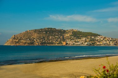 Alanya Yarımadası, Antalya bölgesinde, Türkiye, Asya: plaj şehrin güzel manzara.
