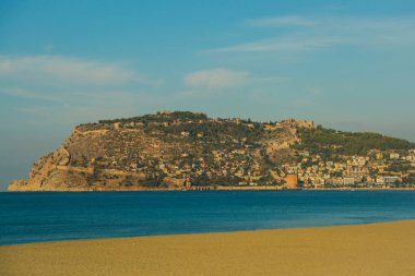 Alanya Yarımadası, Antalya bölgesinde, Türkiye, Asya: plaj şehrin güzel manzara.
