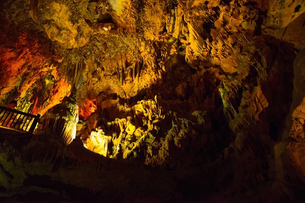 Textura Piedra Cueva Damlatash Alanya Distrito Antalya Turquía — Foto de Stock