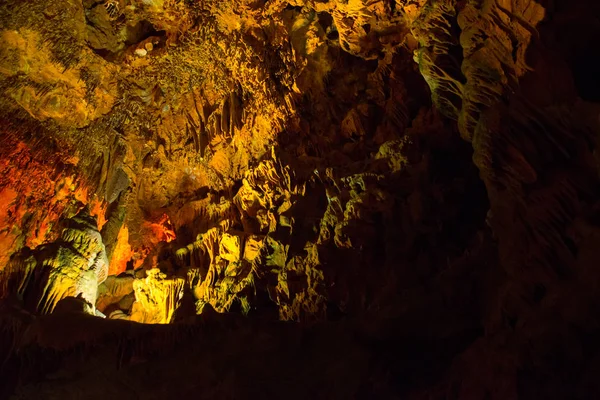 Textura Piedra Cueva Damlatash Alanya Distrito Antalya Turquía — Foto de Stock