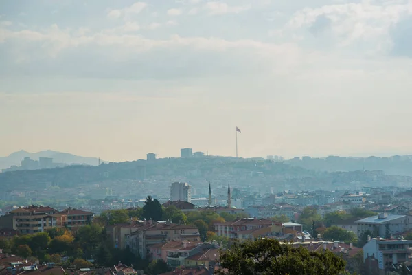 Пейзаж Видом Город Панорама Столицы Турции Анкара Турция — стоковое фото