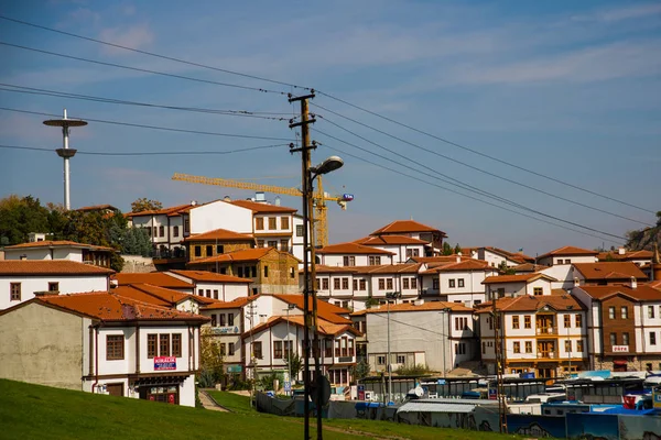 Paysage Avec Nouvelles Maisons Dans Ville Ankara Capitale Turquie — Photo