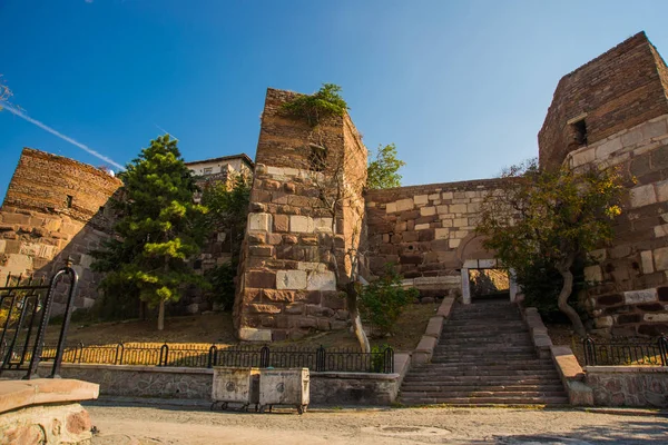 Ankara Kalesi Eski Kalenin Girişi Ankara Türkiye Nin Şehir Sermaye — Stok fotoğraf