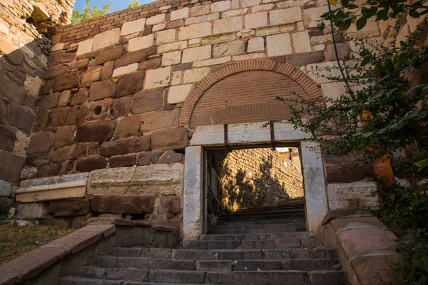 Ankara Castle Entrance Old Fortress Ankara Capital City Turkey — Stock Photo, Image