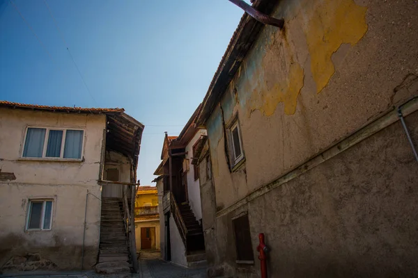 Пейзаж Старыми Турецкими Домами Районе Крепости Анкара Турция — стоковое фото