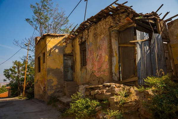 Paysage Avec Vieilles Maisons Turques Dans Région Près Forteresse Ankara — Photo