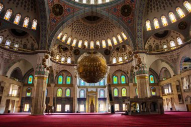Kocatepe Camii Caminin güzel iç. Ankara Türkiye'nin şehir sermaye