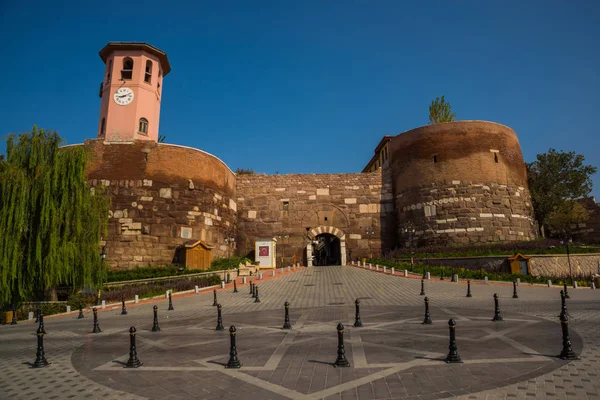 Ankara Castle. Entrance to the old fortress. Ankara capital city of Turkey.