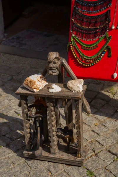 Marché Rue Traditionnel Souvenirs Insolites Pour Les Touristes Bazar Turquie — Photo