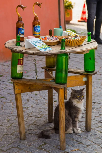 Traditional Street Market Unusual Souvenirs Tourists Bazaar Turkey Eskisehir — Stock Photo, Image