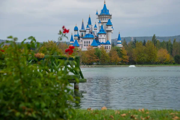 Eskisehir Turquía Castillo Cuento Hadas Que Convertido Símbolo Eskisehir Parque — Foto de Stock