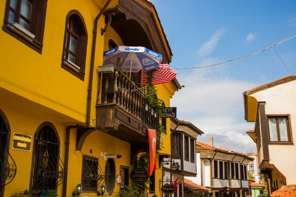 Eskisehir Turquie Vue Colorée Sur Les Maisons District Odunpazari Eskisehir — Photo