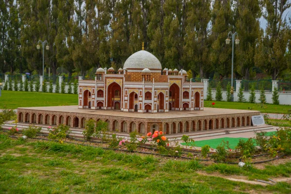 Beautiful Miniatures in the Sazova Park or Science Art and Culture Park. Turkey, Eskisehir