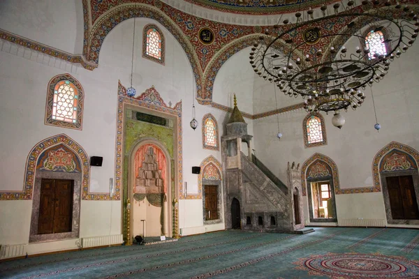 Eskisehir Turkije Interieur Mooie Oude Moskee Eskisehir Populer Toeristische Bestemming — Stockfoto