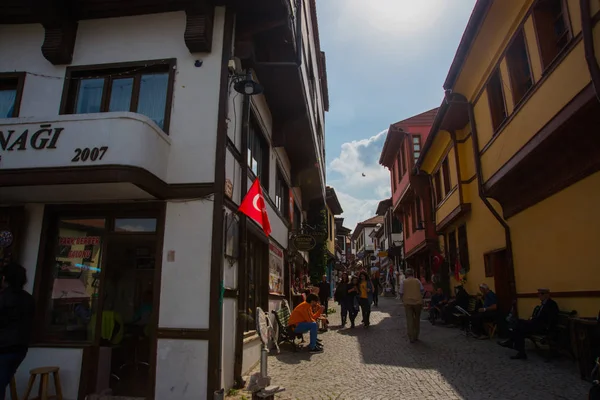 Historical Homes and street from Odunpazari. Eskisehir. Eskisehir is populer tourist deatination in Turkey.