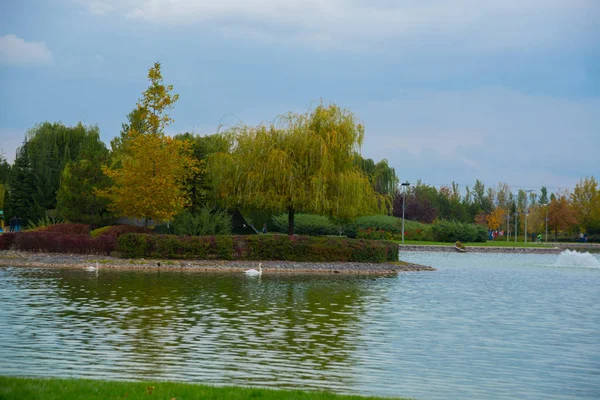 Eskisehir Turquía Sazova Park Science Art Culture Park Eskisehir Una — Foto de Stock