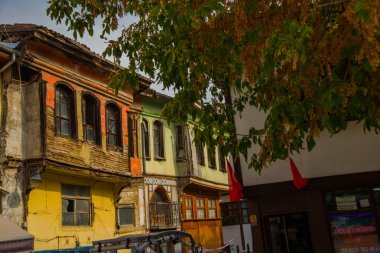 Eskisehir, Türkiye: Eskisehir 'de renkli Odunpazari İlçesi evleri görülüyor. Eskisehir Türkiye 'de daha popüler bir turizm arızası.
