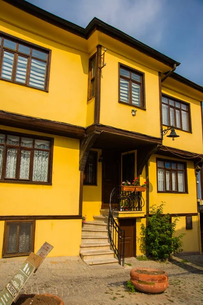 Casas Históricas Calle Odunpazari Eskisehir Eskisehir Deatinación Turística Más Poblada — Foto de Stock