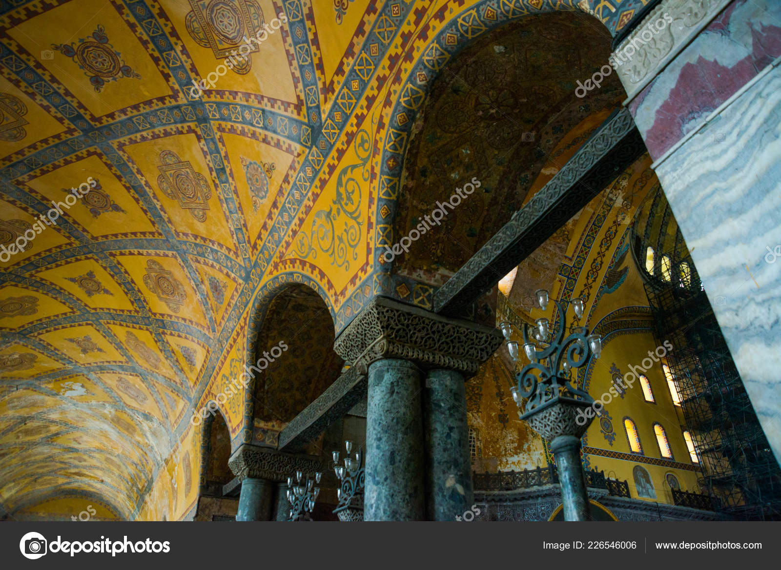 Istanbul Turkey Hagia Sophia Istanbul Interior Decoration