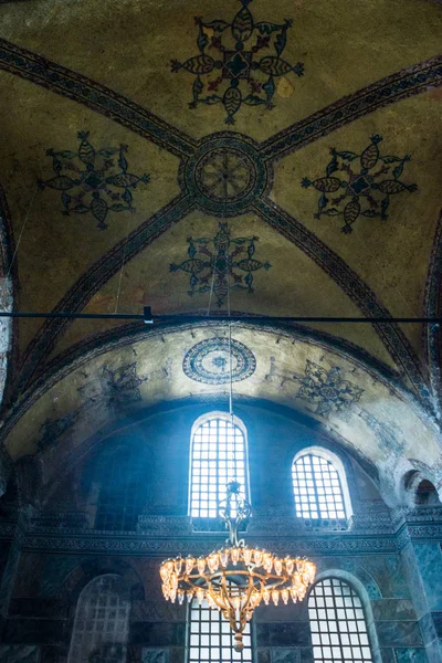 Стамбул Турция Интерьер Собора Святой Софии Собор Святой Софии Величайший — стоковое фото
