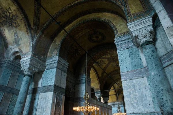 Istanbul Türkei Hagia Sophia Interior Hagia Sophia Ist Das Größte — Stockfoto