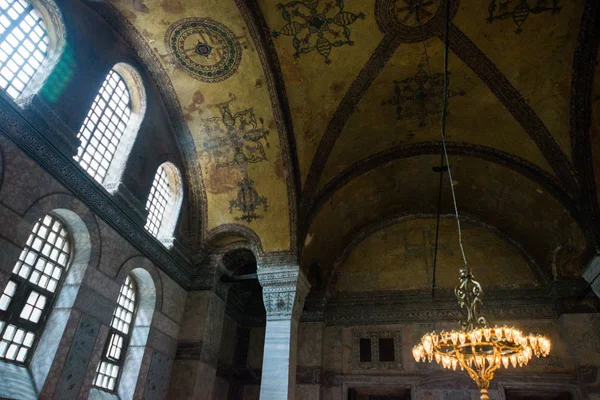 Istanbul Turquia Hagia Sophia Interior Santa Sofia Maior Monumento Cultura — Fotografia de Stock