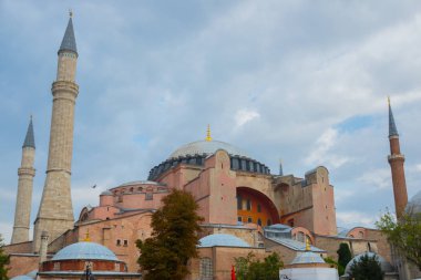 Ayasofya'nın, Hıristiyan Patriklik Bazilikası, imparatorluk Camii ve şimdi bir müze, Istanbul, Türkiye.