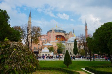 Ayasofya'nın, Hıristiyan Patriklik Bazilikası, imparatorluk Camii ve şimdi bir müze, Istanbul, Türkiye.
