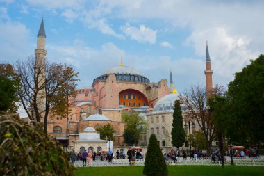 Ayasofya'nın, Hıristiyan Patriklik Bazilikası, imparatorluk Camii ve şimdi bir müze, Istanbul, Türkiye.