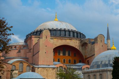 Ayasofya'nın, Hıristiyan Patriklik Bazilikası, imparatorluk Camii ve şimdi bir müze, Istanbul, Türkiye.