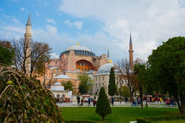 Ayasofya'nın, Hıristiyan Patriklik Bazilikası, imparatorluk Camii ve şimdi bir müze, Istanbul, Türkiye.